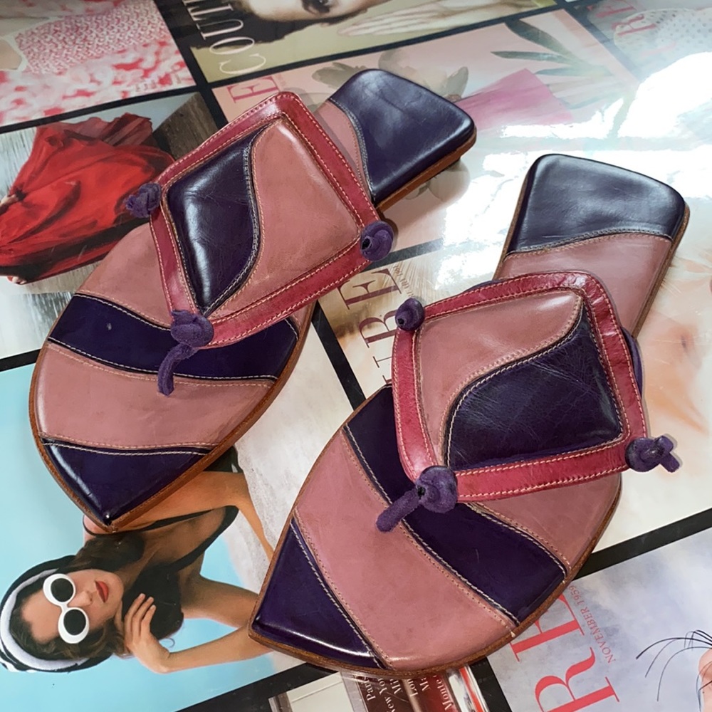 RZ DESIGN leather knot Sandal made in India 6.5
